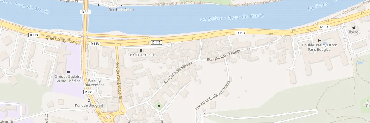 Plan du 25 Rue Jacques Kellner à Bougival