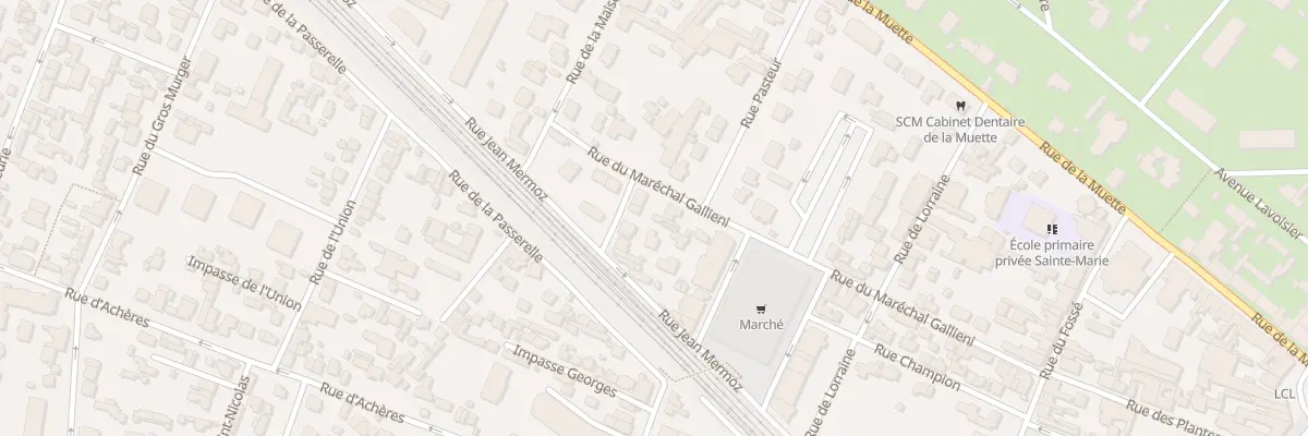 Plan du 24B Pas Jean Mermoz à Maisons-Laffitte