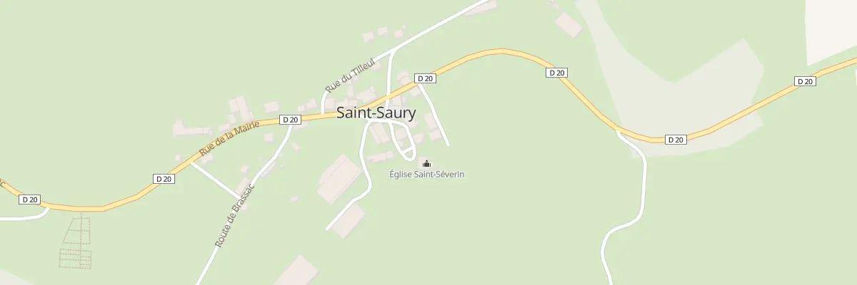 Plan du 4 Pl de l’Eglise à Saint-Saury