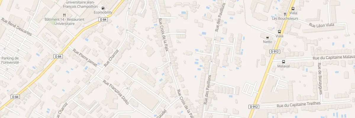 Plan du 51 Rue Croix de la Paix à Albi