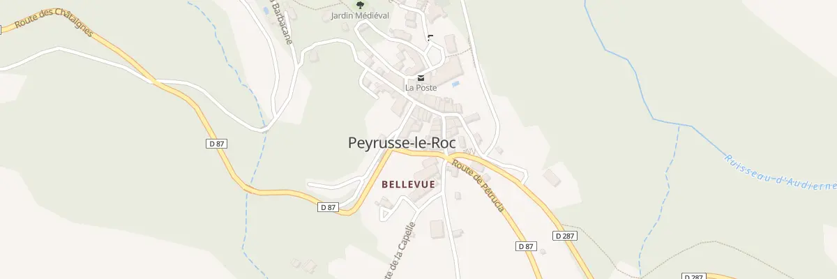 Plan du 10 Pl du Foirail à Peyrusse-le-Roc