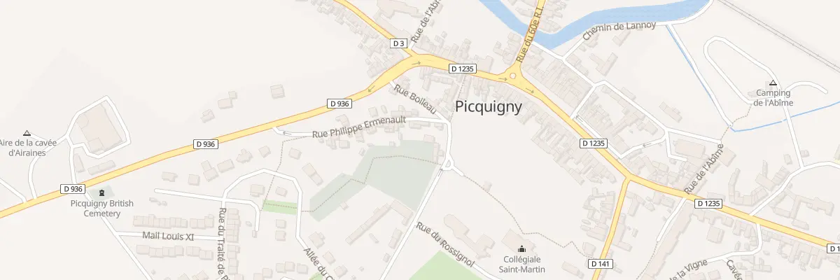 Plan du 21 Che de Fourdrinoy à Picquigny