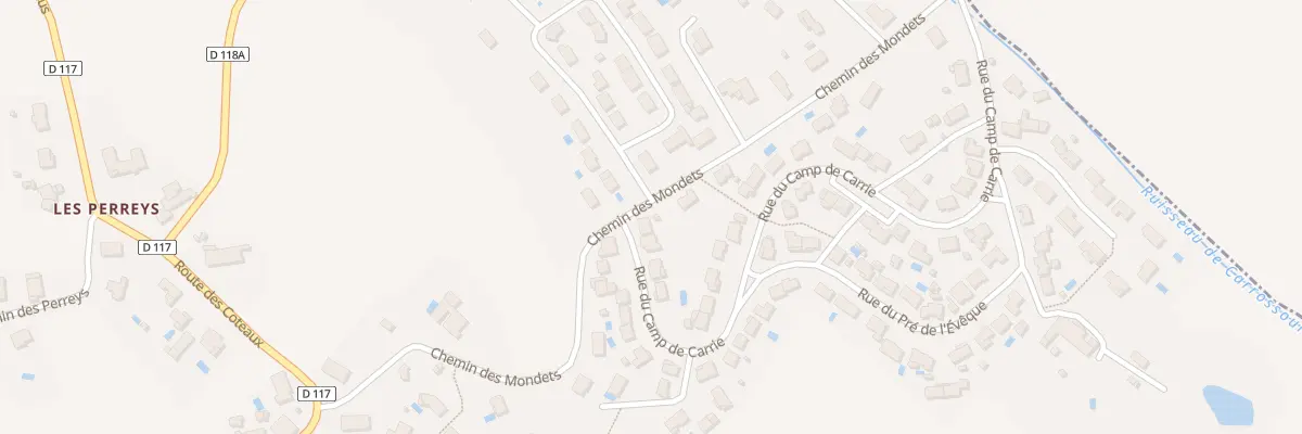 Plan du 58 Rue du Camp de Carrié à Saliès