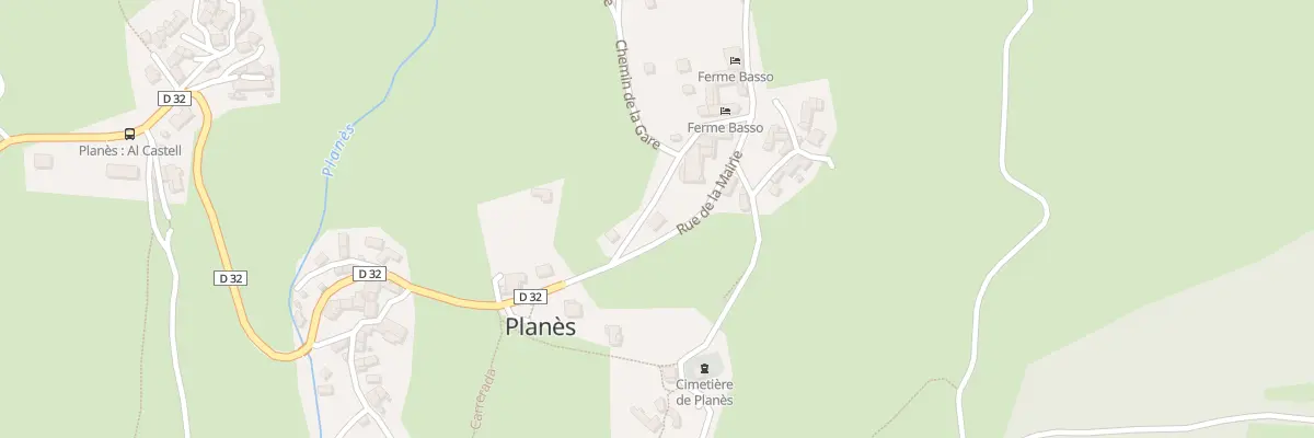 Plan du 5 Rue des Agrals à Planès