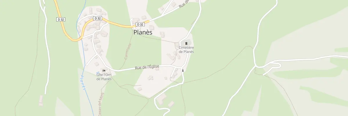 Plan du 38 Le Village à Planès