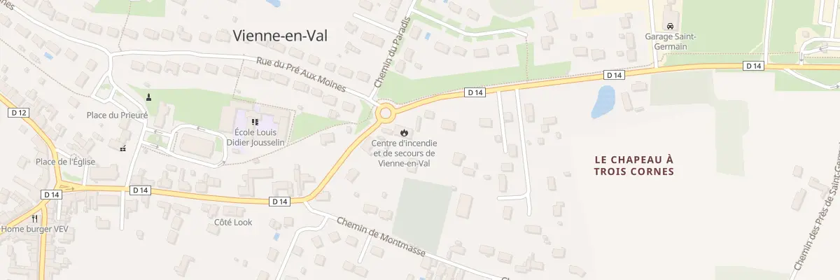 Plan du 44B Rte de Tigy à Vienne-en-Val