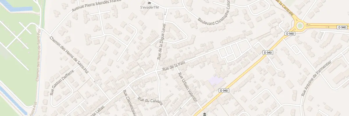Plan du 11 Rue de la Paix (les Huttes) à Gravelines