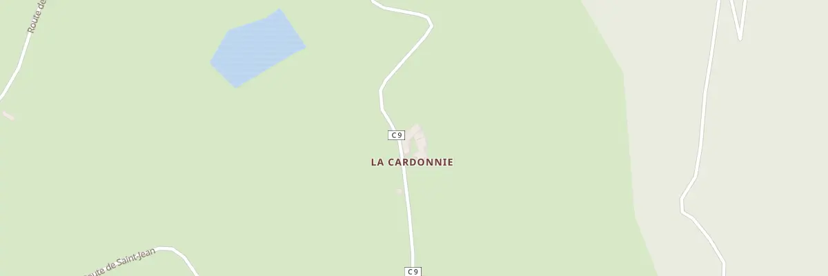 Plan du 496 Rte de La Fage à Jouqueviel