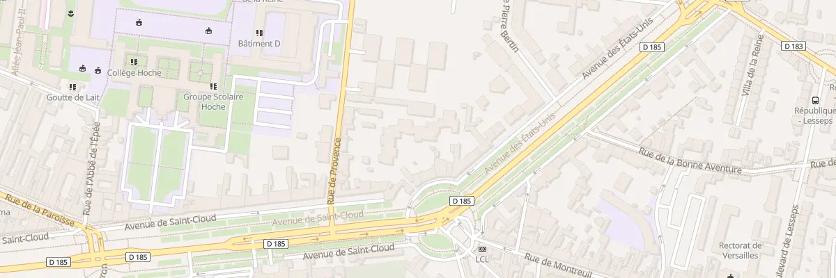 Plan du 14 Rue de Provence à Versailles