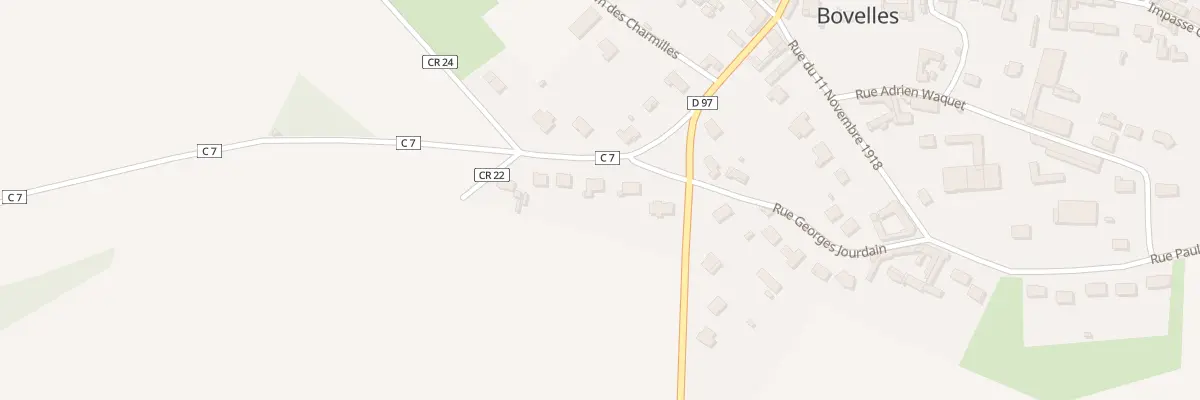 Plan du 6 Che de Seux à Bovelles