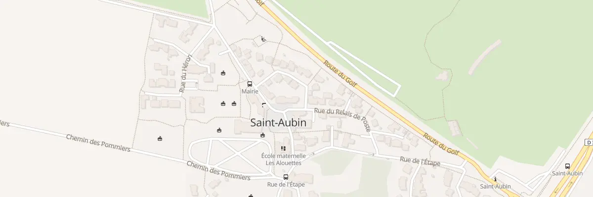 Plan du 1 Rue du Relais de Poste à Saint-Aubin