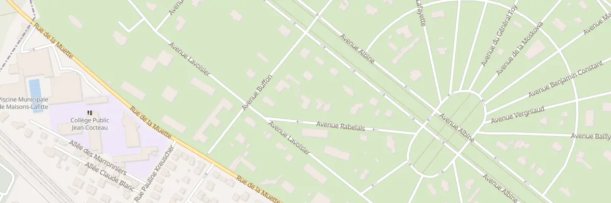 Plan du 14 Av Rabelais à Maisons-Laffitte