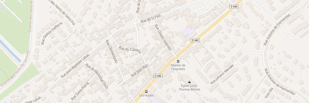 Plan du 59 Rue Jean Bart à Gravelines