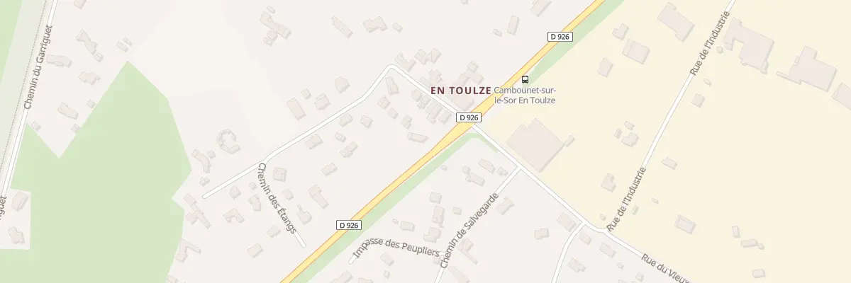 Plan du 135 Rte de Castres à Cambounet-sur-le-Sor