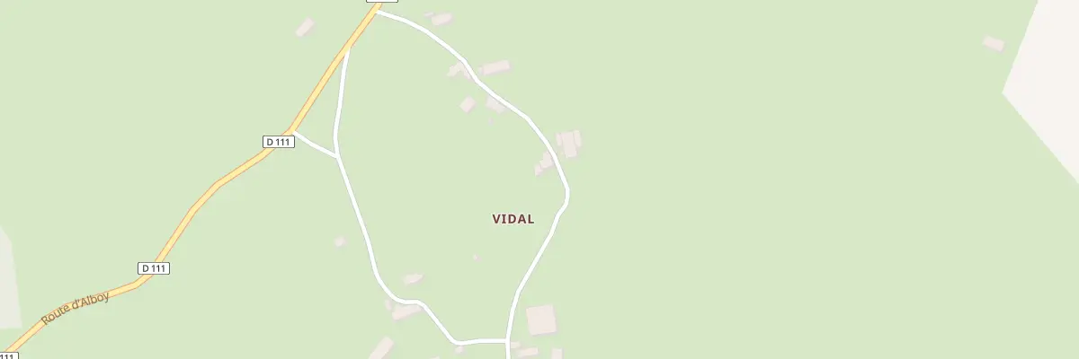 Plan du 6 Vidal à Saint-Julien-aux-Bois