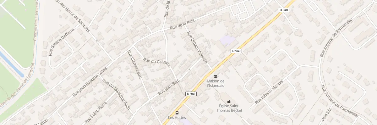 Plan du 61 Rue Jean Bart à Gravelines