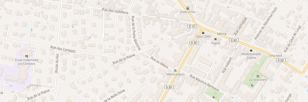 Plan du 9 Rue de la Plaine à Croissy-sur-Seine