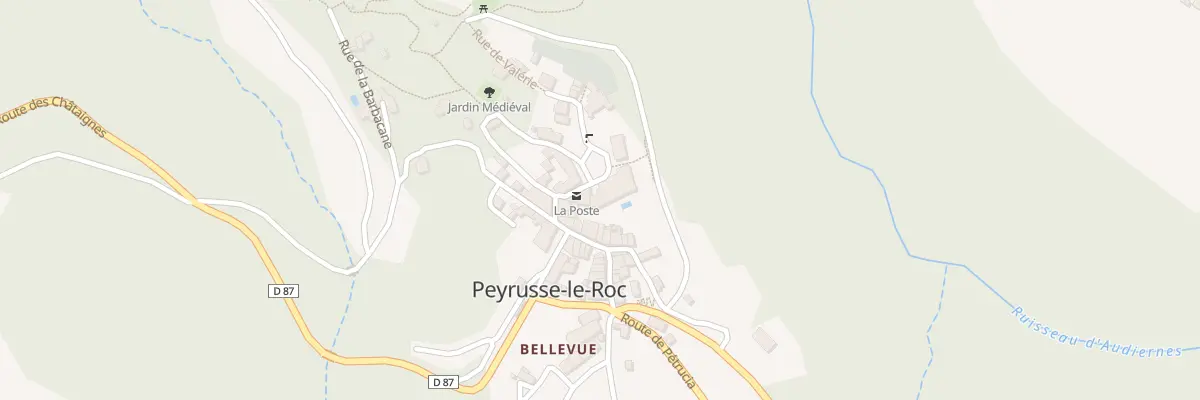 Plan du 5033 Peyrusse à Peyrusse-le-Roc