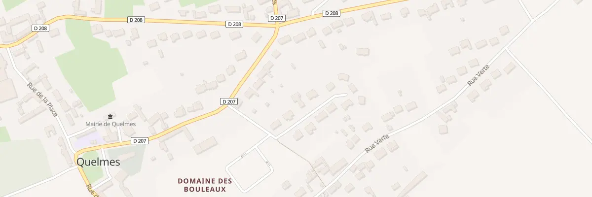 Plan du 165 All du Centre à Quelmes