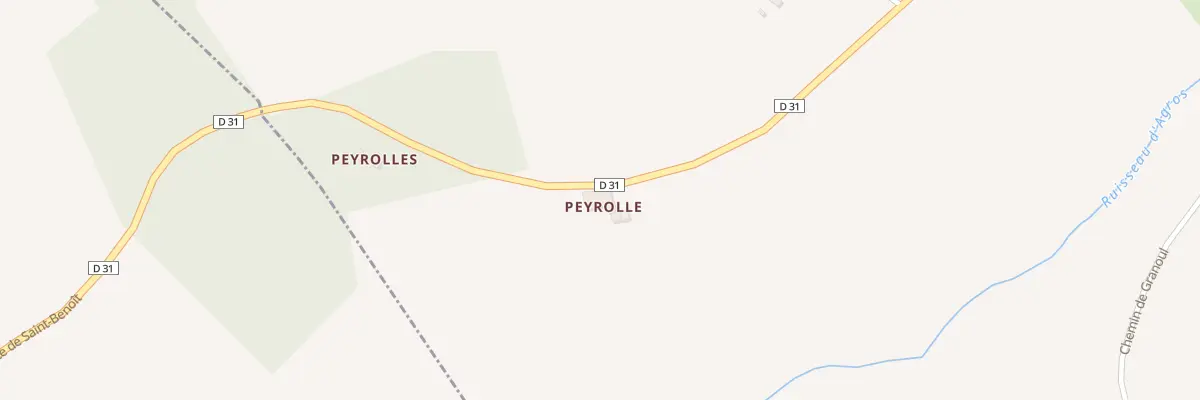 Plan du 5068 Peyrolles à Lamillarié