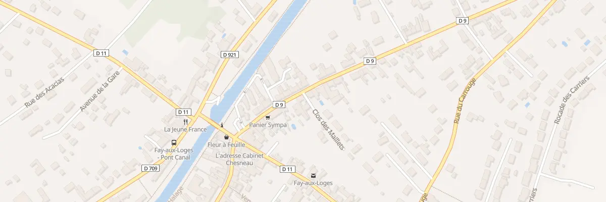 Plan du 22 Rue des Maillets à Fay-aux-Loges