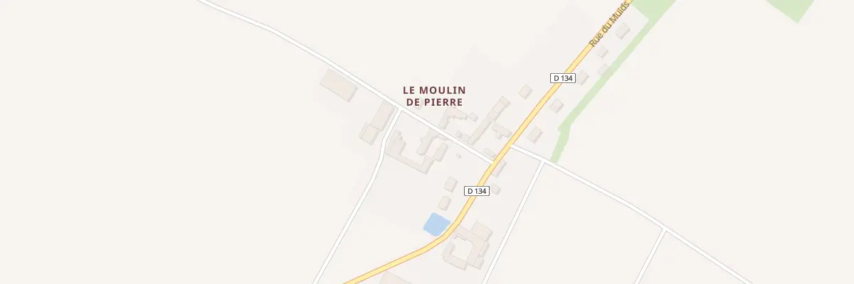 Plan du 1 Le Moulin de Pierre à Guigneville