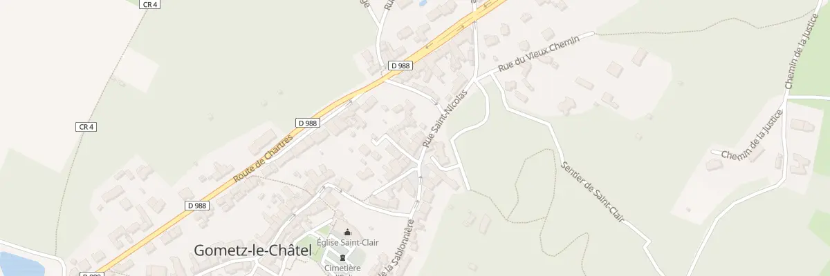 Plan du 12 Rue St Nicolas à Gometz-le-Châtel