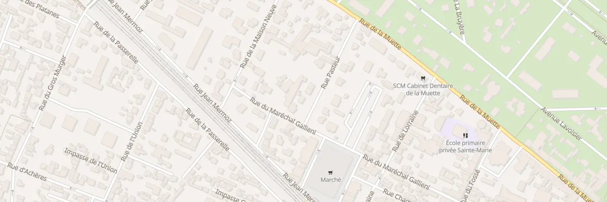 Plan du 3 Rue Pasteur à Maisons-Laffitte