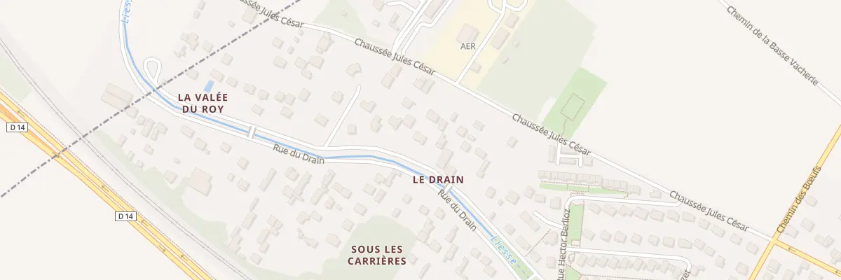 Plan du 76 Rue du Drain à Pierrelaye