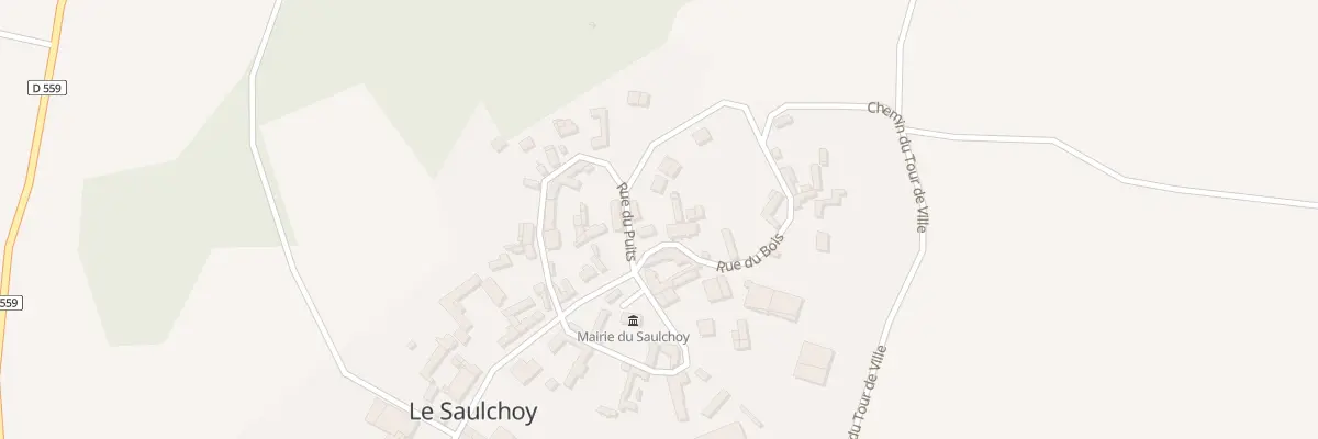 Plan du 33 Rue du Bois au Saulchoy