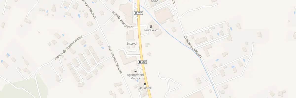 Plan du 41 Rte de Castres à Albi