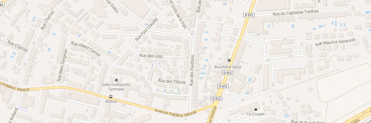Plan du 130 Rue des Pavillons à Albi
