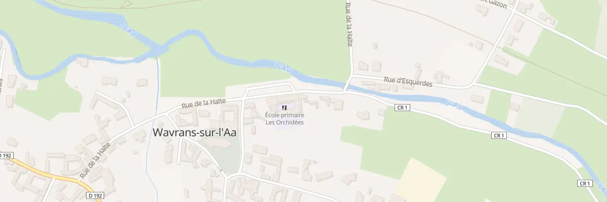Plan du 22 Rue de la Halte à Wavrans-sur-l’Aa
