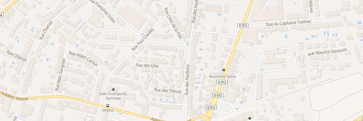 Plan du 124 Rue des Pavillons à Albi