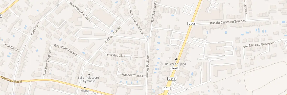 Plan du 122 Rue des Pavillons à Albi