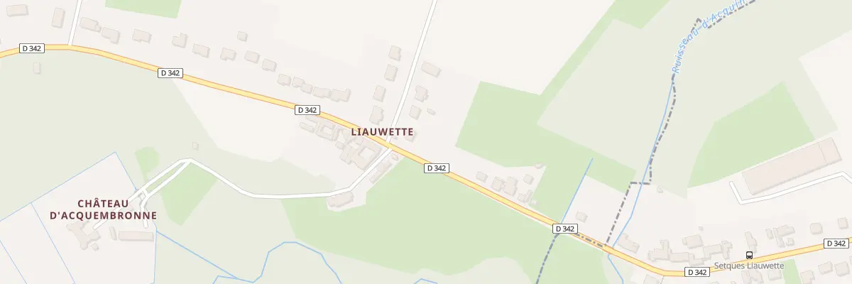 Plan du 1 Che d’Acquembronne à Lumbres