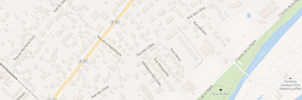 Plan du 73 Rue des Côtes à Maisons-Laffitte