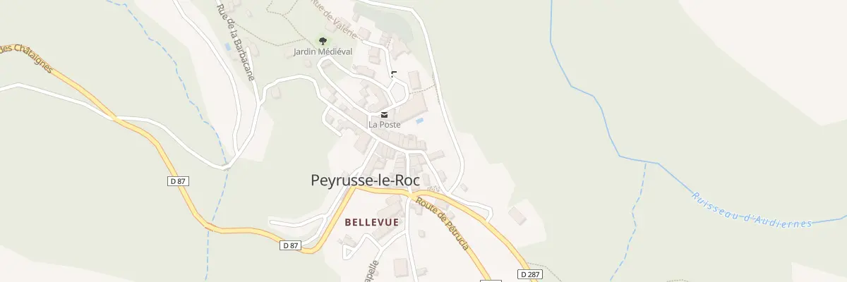 Plan du 1 Rue du Four a Pain à Peyrusse-le-Roc