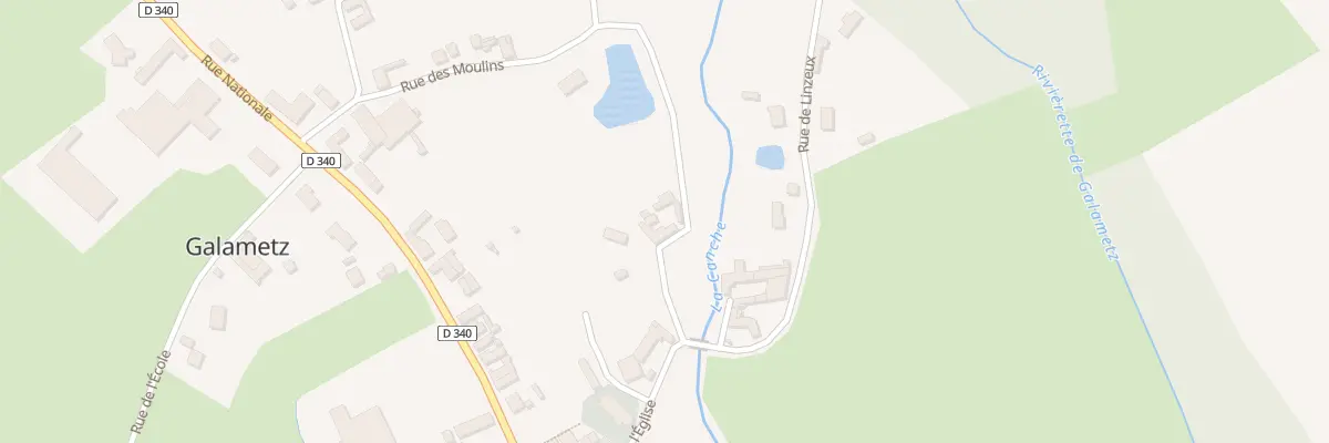 Plan du 7 Rue du Moulin à Galametz