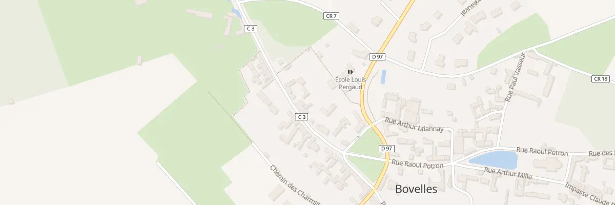Plan du 7 Rue Jean du Bos à Bovelles