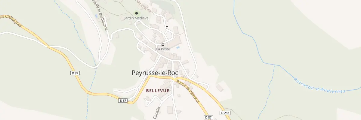 Plan du 10 Rue Paul Gleyrose à Peyrusse-le-Roc