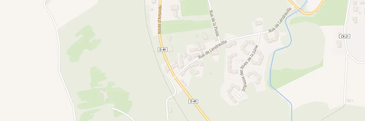 Plan du 14 Rue de Lendreville à Ormoy-la-Rivière