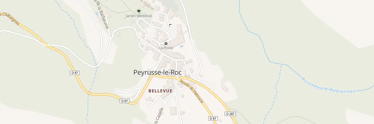Plan du 2 Rue du Four a Pain à Peyrusse-le-Roc