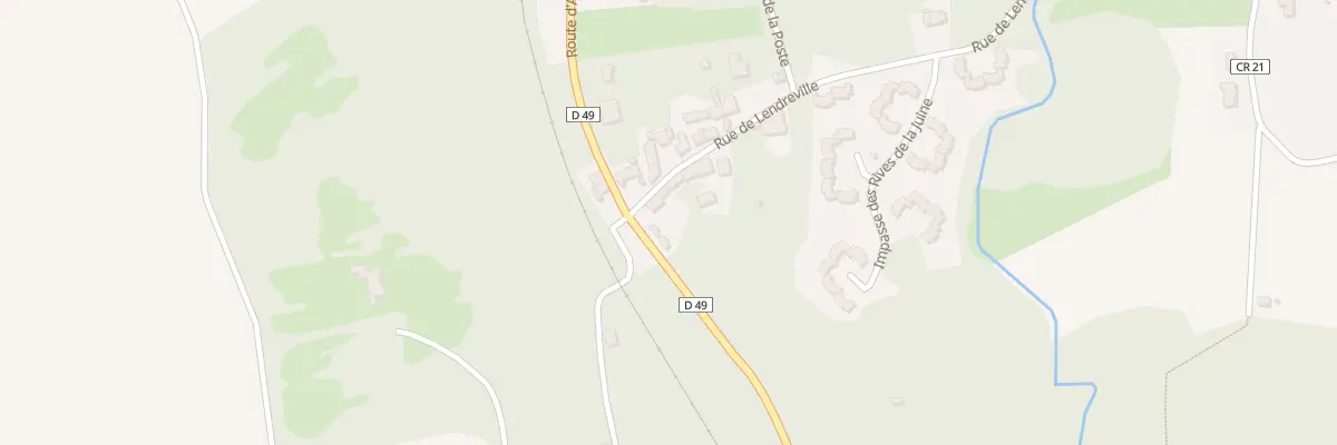 Plan du 23 Rue de Lendreville à Ormoy-la-Rivière