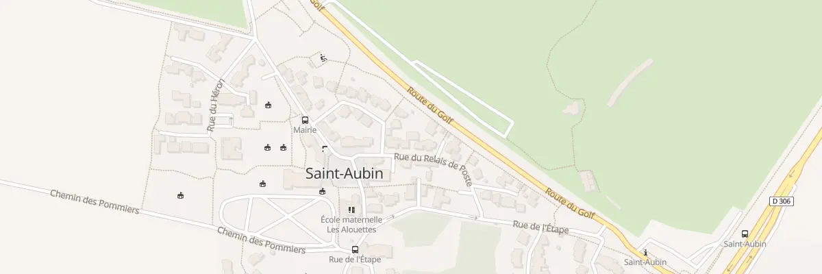 Plan du 9 Rue du Relais de Poste à Saint-Aubin