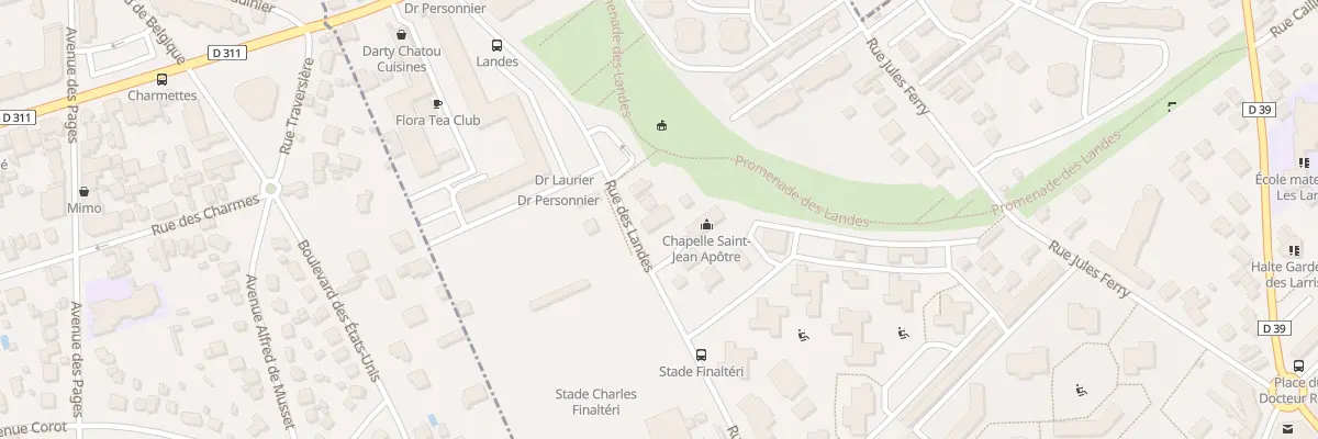 Plan du 214 Rue des Landes à Chatou
