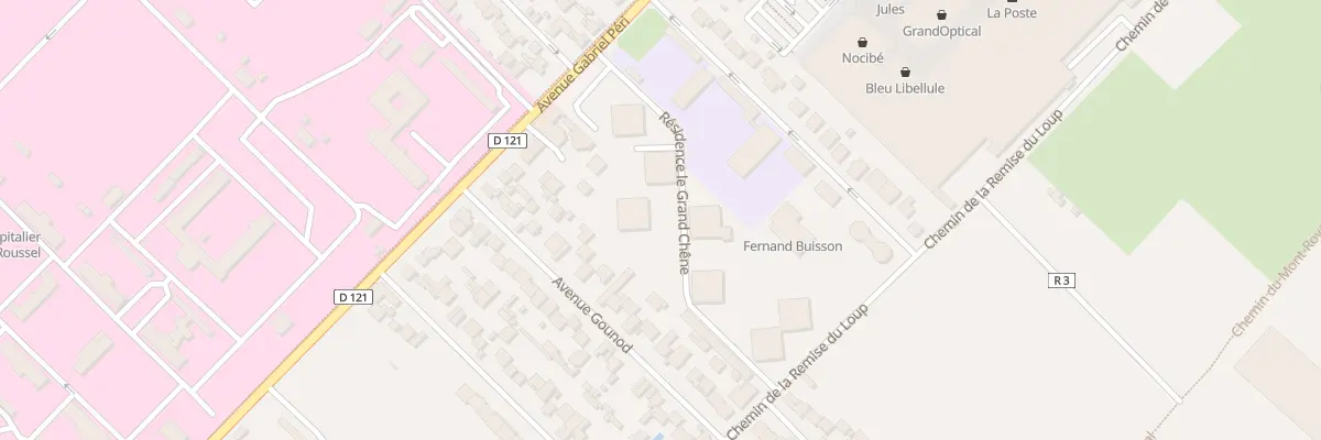 Plan du 260 Res Grand Chene Ave G Peri à Montesson