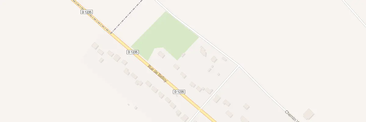 Plan du 60 Rue de Belloy à La Chaussée-Tirancourt