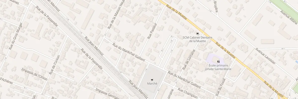 Plan du 4 Rue Pasteur à Maisons-Laffitte