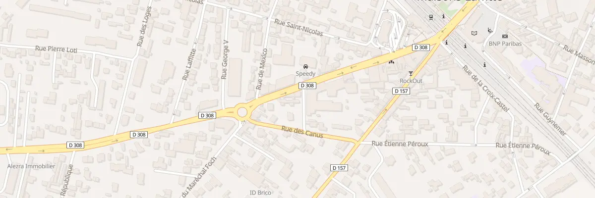 Plan du 4 Rue d’Alsace à Maisons-Laffitte